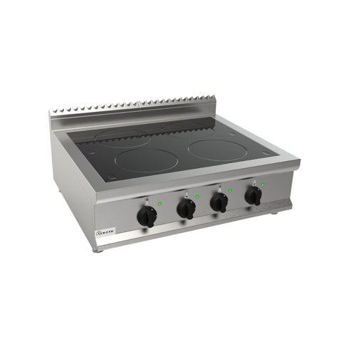 Cuisinière à induction 4 feux à poser 800x700x270mm